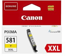 Canon CLI-581 XXL Tintentank - Y Gelb, sehr hohe Reichweite 11,7 ml für PIXMA Tintenstrahldrucker ORIGINAL