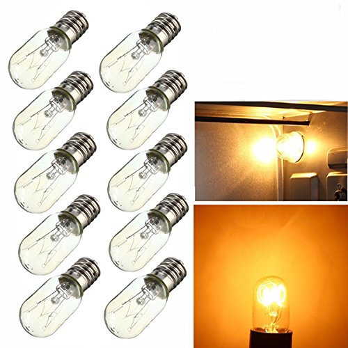 MASUNN 5X E14 15W 25W Lampadina Vetro Lampada Resistente al Calore AC220-230V - 5pcs - 25w