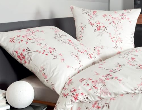 Janine Design Feinbiber Bettwäsche Davos 65036-01 1 Bettbezug 135 x 200 cm + 1 Kissenbezug 80 x 80 cm