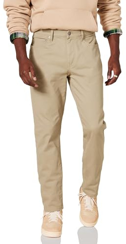 Amazon Essentials Herren 5-Pocket-Stretch-Twillhose, Sportlich Geschnitten (erhältlich in Big & Tall), Bräunen, 30W / 32L