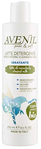 Avenil Pure & Soft Latte Detergente Idratante Latte di Mandorla, 250ml