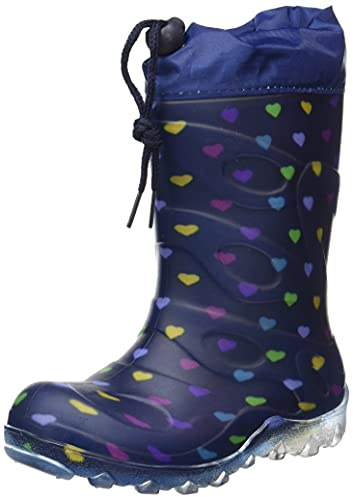 Beck Mädchen knipperende harten Schneestiefel, Blau, 28 EU