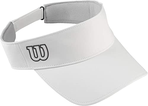 Wilson Unisex Visor, ULTRALIGHT VISOR, Polyester/Spandex, Weiß, Einheitsgröße, WRA797703