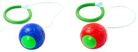 TOYANDONA Kids Ankle Skip Ball Game: 2pcs Jumping Sports Fitness Fat Burning Jump Rope Game for Boys Girls Adult Exercise Random Color
