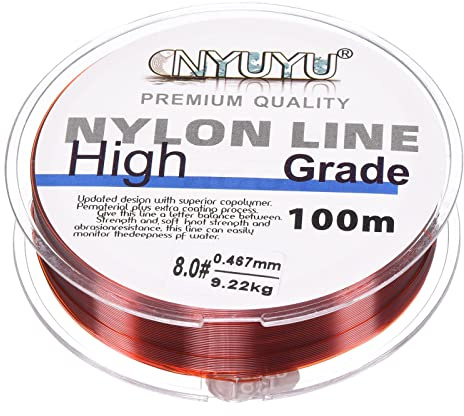 PATIKIL Nylon Fishing Line Monofilament String Wire Fluorocarbon Coated for DIY Craft