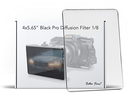 Better Focus Black Diffusion Pro Mist Filter 4x5.65 Glow Mist Effect Cinebloom Promist Effect Filter