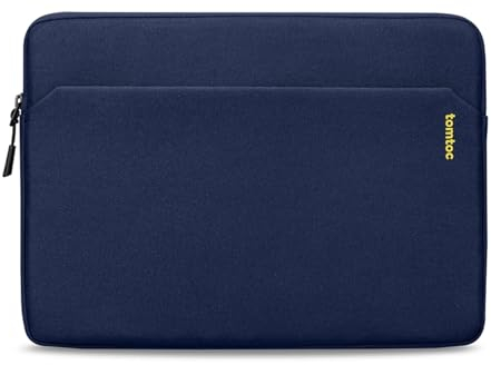 tomtoc Slim Tablet Tasche Hülle für 13-Zoll iPad Pro M5/M4 2025-2024, iPad Air M3/M2, 12,9-Zoll iPad mit Magic/Smart Keyboard Folio, 12,4 Zoll Galaxy Tab S9+, Surface Pro 10/9, Sleeve mit Zubehörfach