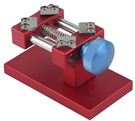 MUNEFE Apriscatole, Dispositivo di Rimozione Migliorato per L'anello della Lunetta, Strumento per La Rimozione della Lunetta Dell'orologio, Adatto a Professionisti E Dilettanti(Rosso)