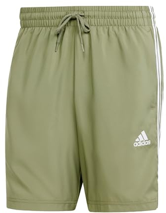 Adidas Herren AEROREADY Essentials Chelsea 3-Stripes Shorts, Legacy Green, S