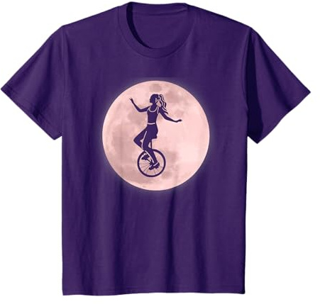 Einrad Damen Einradfahrerin Zirkus Mädels Einrad Mädchen T-Shirt