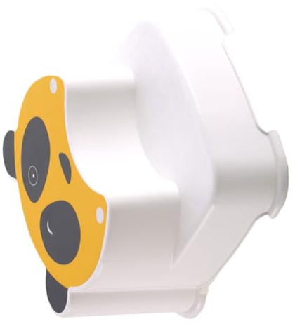 Yardenfun 1stück Rutschfester Junge Mädchen Trittstuhl Mit Cartoon-Panda-Muster Doppelschichtiger Fußhocker Gelb Für Handwaschungen Für Zuhause Kindergarten Und