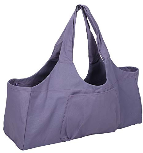 Yoga-Taschen, Große Kapazität, Yoga-Gymnastiktaschen, Yogamatten-Tragetasche für Damen (Purple)