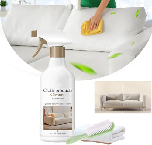 Spray nettoyant sans lavage pour canapé, détachant pour canapé, siège de voiture, nettoyant de canapé, nettoyant pour canapé en tissu, kit de nettoyage de canapé et détachant (1 pièce)