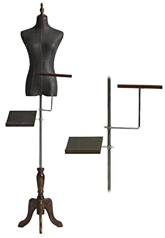Schaufensterpuppe mit verstellbarem Körper, weibliche Schwarze Schneiderpuppe, Schaufensterpuppe für Damenbekleidung zum Vorführen von Kleidern in Boutiquen mit abnehmbaren Hosen u