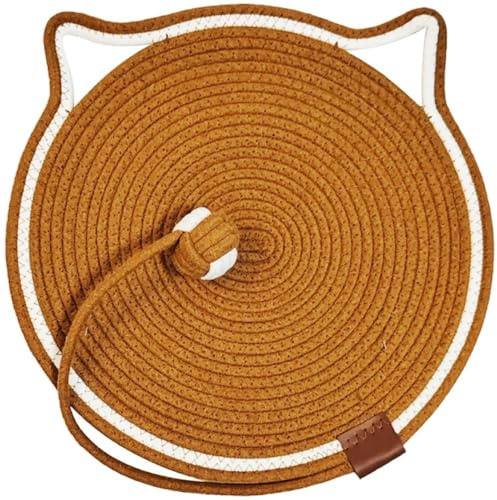Tsffae 1pc Katze Scratcher Matte Baumwolle Seil Gewebt Katze Boden Kratzen Pad Teppich Klaue Spitzer Schaber Für Katzen Schleifen Nagel Pad Matte