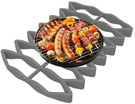 Grill Stand, Oven Grill - Non-Stick Silicone Baking Cooling Rack,Meat Shelf, Heat Resistant Oven Tray, Frying Rack for Basting, Cooking, Drying, Cooling, Steaming