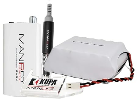 HUBATS KUPA MANIPro Mini Passport - Batería de repuesto para taladro de uñas (850 mAh, 24 V)