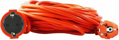 JOJO1-SHOP Cavo Prolunga Elettrica Presa Schuko Maschio Femmina 25 Metri Esterno Giardino