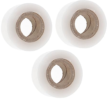 WEKADRIN 3 Rouleaux Ruban de Greffage PE Transparent Extensible Auto-adhésif pour Arbres Fruitiers Protection Hydrofuge pour Noix Agrumes et Noisetiers Film de Greffe Pratique
