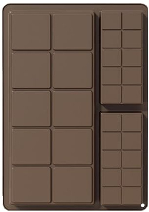 Candy Moulds, Deep Filled Chocolate Bar Mould, Dishwasher Safe Non-Stick Baking Mould for Kitchen - Birthday, Wedding, Christmas, Celebration