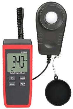 luxómetro Digital, UT383S Luxómetro Digital; Medidor De Grado Industrial, Luminosidad, Fotómetro, Luxómetros para viviendas, Agricultura y almacenes