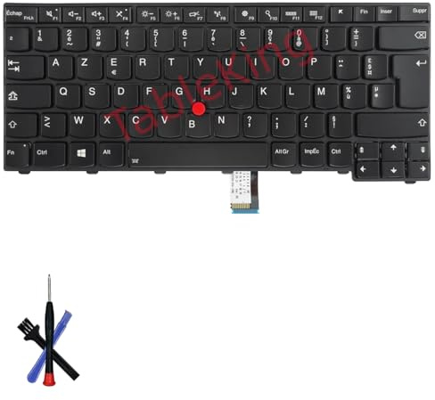 Table-King Clavier de Rechange rétroéclairé pour Lenovo Thinkpad T440 T440S T440P T450 T450S T460 T431s L440 L450 L460 L470 (French)