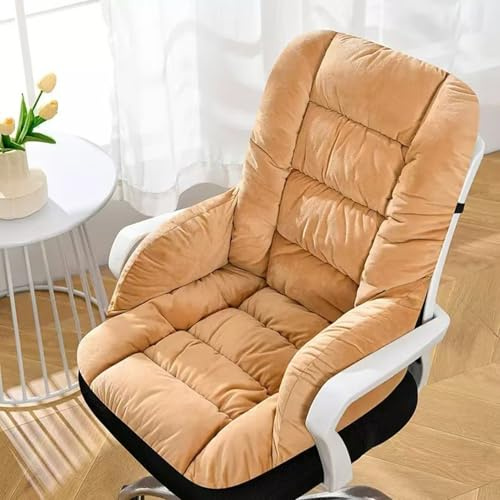 Coussin chauffant d'hiver, 4 réglages de minuterie et 9 réglages de température, coussin chauffant électrique pliant, grande surface de chauffage pour chaise de bureau, tribune, stade(camel)