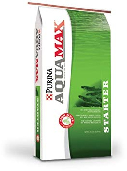 Purina Animal Nutrition Fry Starter 100 White, Green 50 for Fish Fry, Early Growth Stage, Blue Gill, Catfish, Hybrid Striped Bass, Largemouth Tilapia, Trout