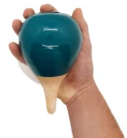 OLLAS LUTTON Olla Terrakotta zum Einpflanzen 40 cl| Automatische und umweltfreundliche Bewässerung für Pflanzen im Innen| natürliches Bewässerungssystem | Laufzeit 3 Tage | Blau