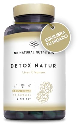 Milk Thistle Detox Complex (38:1) 6840mg with Artichoke, Choline, NAC, and More. Liver Cleanse Detox and Repair, with, Vitamin B, Selenium and Burdock. 90 Capsules. Vegan. CE. N2 Natural Nutrition