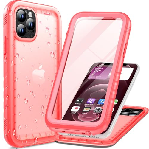 Cozycase TOP Militärschutz wasserdichte 360 Hülle Für iPhone 12 Pro Max | Outdoor Panzerhülle Full Armor Case, Vorne Hinten Komplett Schutz, Soßfest Staubschutz Baustelle Waterproof Handyhülle