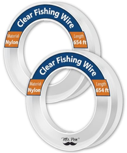 Mr. Pen- 218 Yard Nylon Fishing Line, Clear String for Hanging