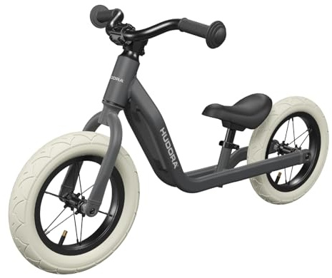HUDORA Laufrad Explory ab 2,5 Jahren - Hochwertiges Kinder Laufrad - Balance Bike mit Verstellbarer Sattelhöhe - Kinderlaufrad für Jungen & Mädchen von 90-110 cm - Laufrad mit Luftreifen