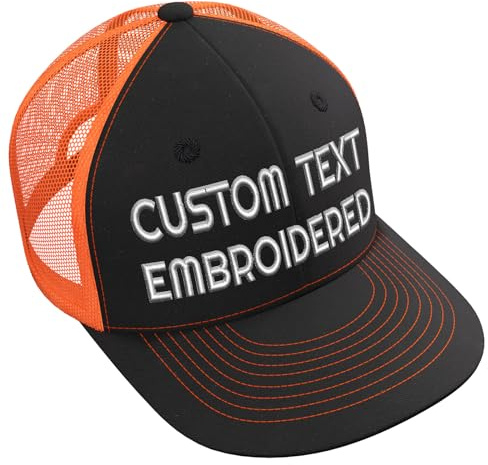 Bemaystar Personalisierte Cap mit Stickerei Text,Basecap Mit Bestickt Text,Individuelle Kappe Personalisiert Geschenk für Damen und Herren