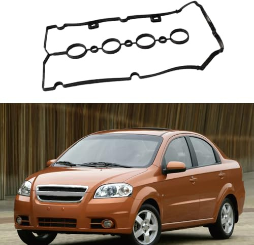 Riloer Junta de tapa de balancín de válvula de motor, juego de sellos de goma para válvula de motor de coche, compatible con Che*vr0let Aveo Cruze Sonic P0n*tiac G3 Sa*tu&rn Astra 55354237 5607980