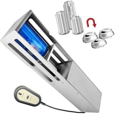 Trash Compactor Can Crusher, For Recycling - No Assembly Required, Automatic Operation, Countertop Soda Smasher And Beer Can Crusher - Eco-Friendly Design