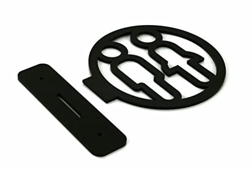 Acrylplatten Toilettenschild Toilettenschild Wandmontiertes Acrylschild Wanddekoraufkleber Badezimmerschild Ankleidezimmerführer