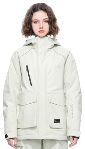 HIGH EXPERIENCE Skijacke, Snowboardmantel, Schnee, Winter, wasserdicht, isoliert, winddicht, warm, mit Kapuze für Herren und Damen