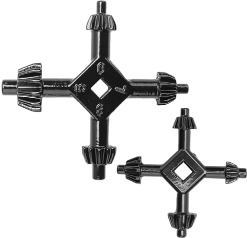 Chuck Key 4 in 1 Drill Chuck Key, drill chuck for impact driverchuck, Hand Drill Key Drill Chuck Wrench For Tighten Drills Chuck Black Universal Combination Hand for Home Decoration Repair Tools