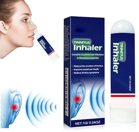 Nasal Inhaler, Instant Tinnitus Relief Nasal Inhalers, Tinnitus-Inhalator, Tinnitus-Entlastung für klingende Ohren, Tinnitus-Inhalator-Entlastung, für Tinnitus-Linderung, und Beschwerden