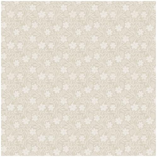 YöL Neutral Wallpaper Berry Floral - Paste The Paper Washable Easy to Hang - 10.05m x 53cm - Kids Bedroom Nursery Living Room Lounge - Contemporary Versatile - Feature Wall