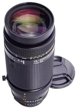 AF 75-300mm F4.5-5.6 Objektiv, Kompatibelt For Nikon D7000 D90 F-mount DSLR Kamera Objektiv 75 300mm 4.5-5.6 Telezoomobjektiv(95New)