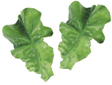 Beaupretty Pinzas Pelo de Mujer en Forma de Hoja de Lechuga Verde, Set de 2 Piezas, Pequeñas y Ligeras, Decoración Divertida para Peinados Diarios y Fiestas, Accesorio Único para Chicas
