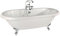 Meah Freestanding Traditional Bath | Double Skinned Acrylic Bathtub | Cast Iron Feet | Double Ended | 1780 x 800