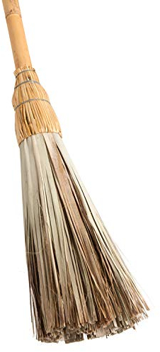 Escoba De Palma Mango De Caña 135 Cm | Limpieza Sostenible Y Eficaz | Ideal para Interior Y Exterior | Catral