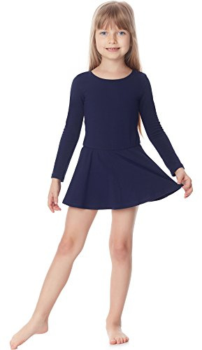 Merry Style Mädchen Body mit Rock Balletkleid Langarm MS10-138