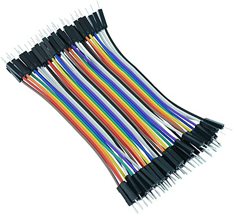 40pcs Dupont Male to Male 10cm Solderless Jumper Wire Breadboard Connectors