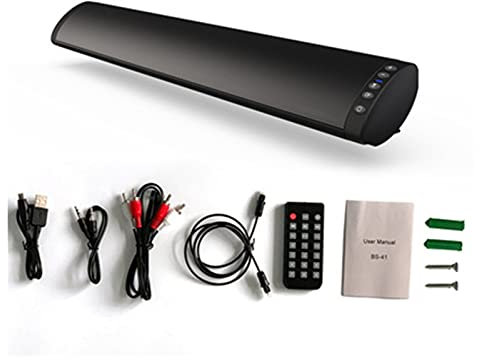 ICOSAR Sound bar Montabile A Parete Home Theater TV Sound Bar Altoparlante Ingresso Stereo Surround Altoparlanti Con Telecomando Sound Bar Sistema