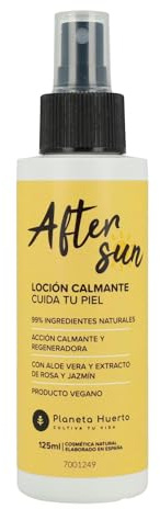 PLANETA HUERTO | Loción Calmante After-Sun 125 ml | Hidratación y Alivio Inmediato | Con Aloe Vera y Extractos Naturales