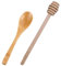 2PCS Wooden Honey Dipper & Spoon Set,Honey Spoon， 6-Inch Honey Sticks with Long Handle for Honey Jar Dispensing & Kitchen Use